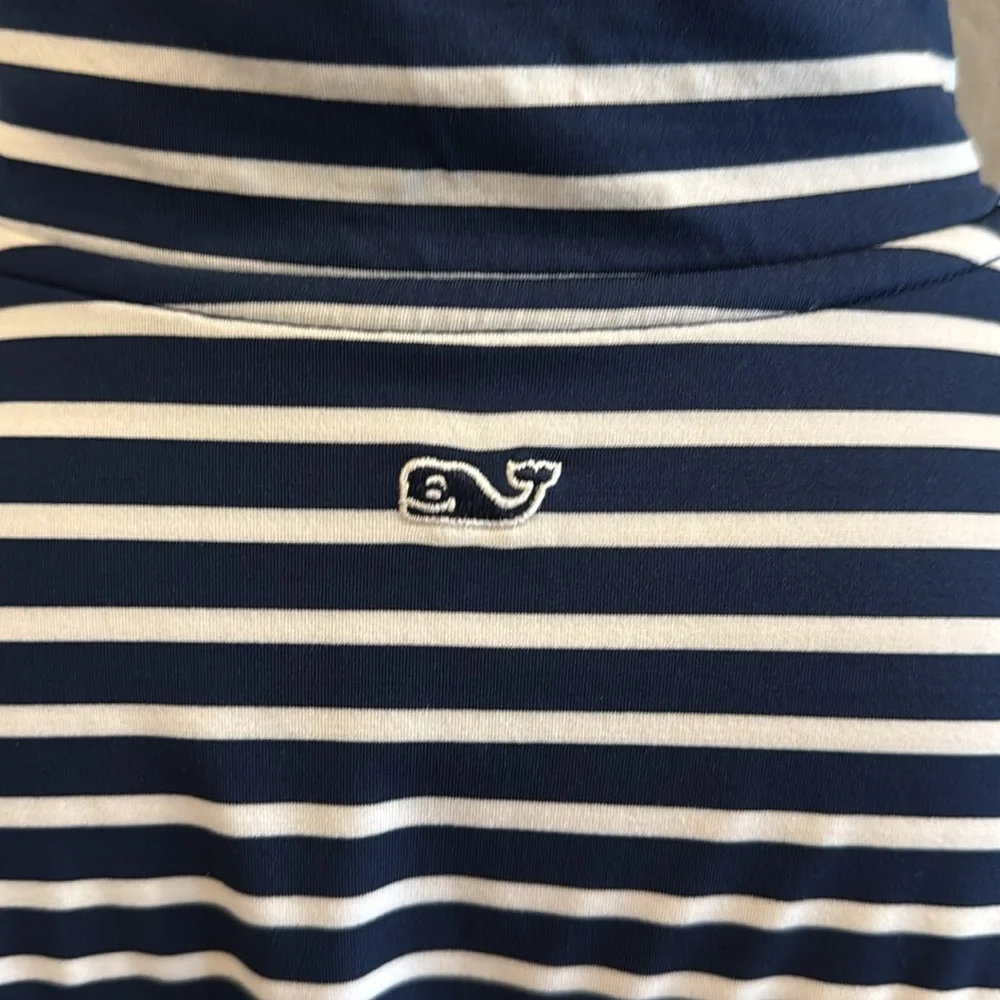 Vineyard Vines Navy and White Striped Top - Picture 6 of 7